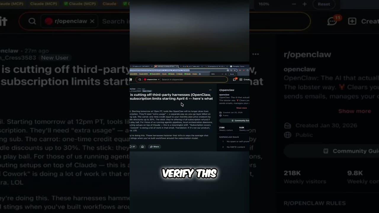 Anthropic Bans OpenClaw: The AI War Escalates! #shorts