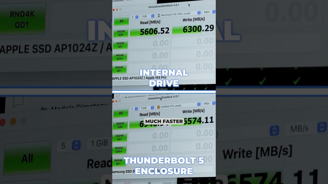 Faster Than Thunderbolt 5 on Mac!
