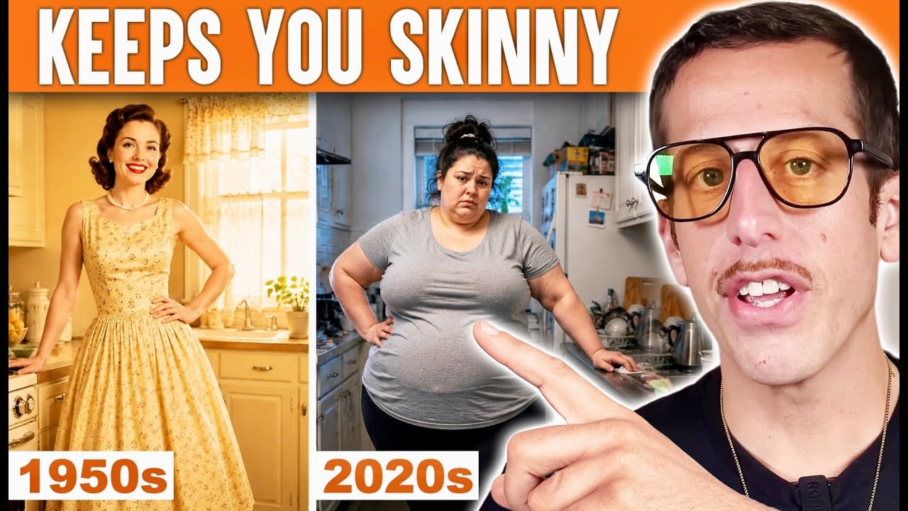 Why Every 1950s Woman Stayed Skinny (The Food Industry HATES This)