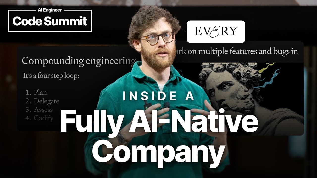 Dispatch from the Future: building an AI-native Company – Dan Shipper, Every, AI & I