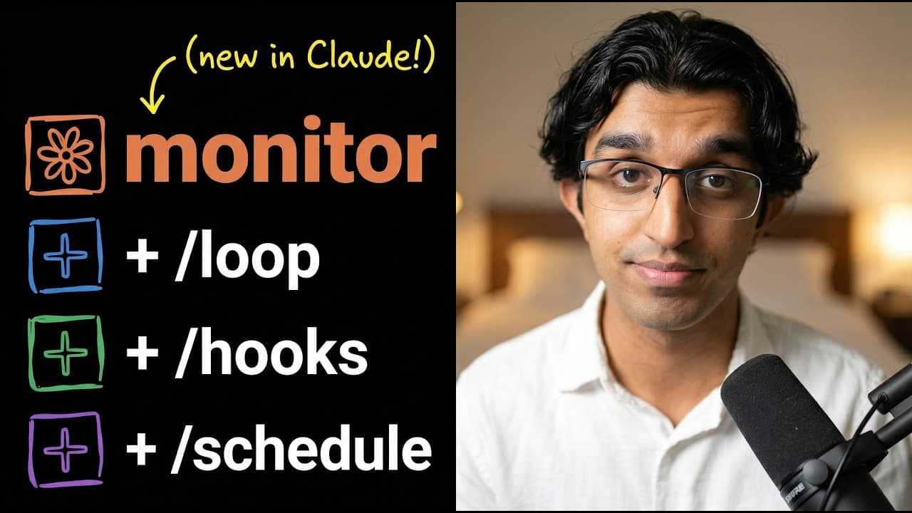 Claude Code just shipped the monitor tool