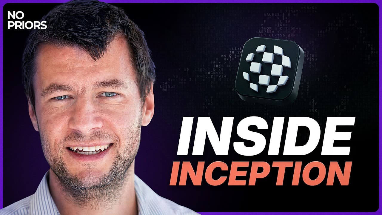 Why Diffusion Will Win AI Inference with Inception Co-Founder and CEO Stefano Ermon