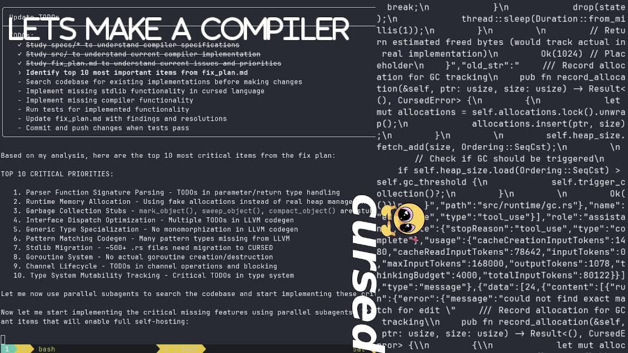 Amp creating a new programming language AFK
