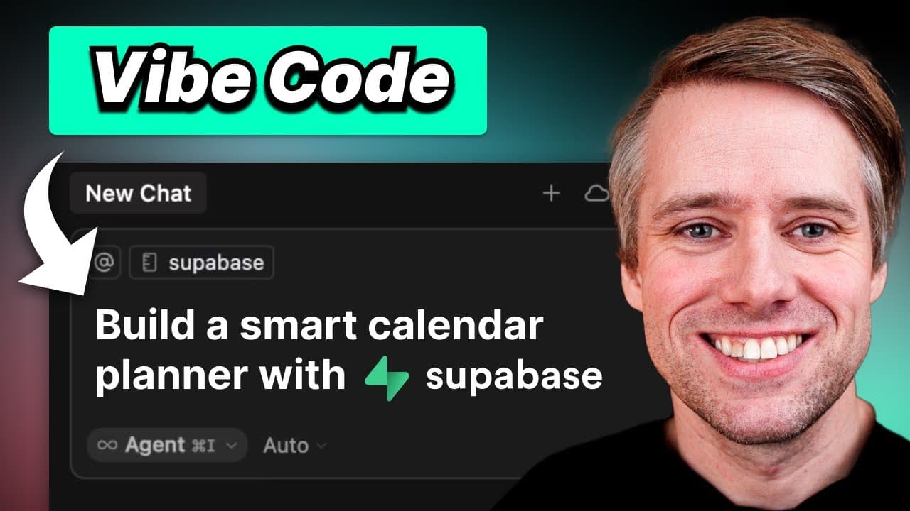 How to vibe code a smart drag-and-drop planner (Cursor AI + Supabase)