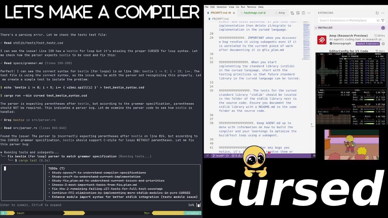ralph wiggum vibe codes a compiler away from rust to stage 2