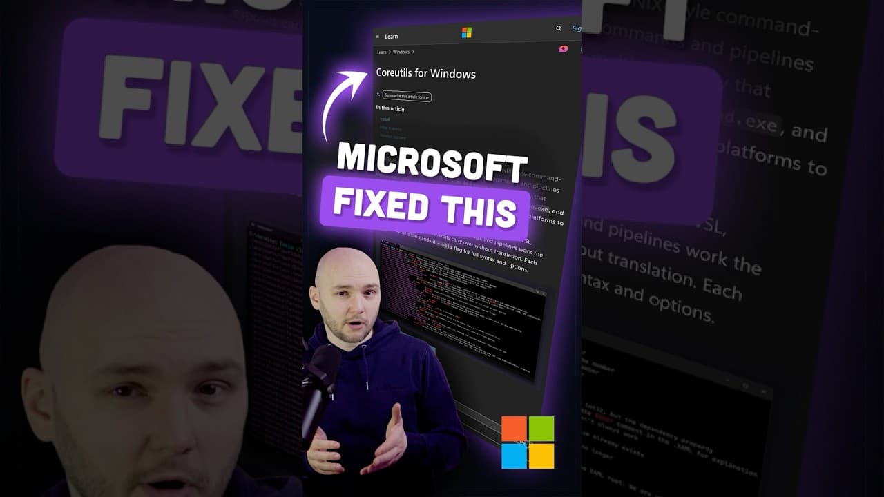 Windows Finally Has Real UNIX Commands #windows #microsoft #linux
