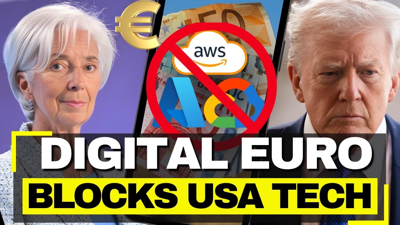 ECB KICKS OUT Amazon/Microsoft - Digital Euro on EU-Only Clouds, US Can't Touch European Money