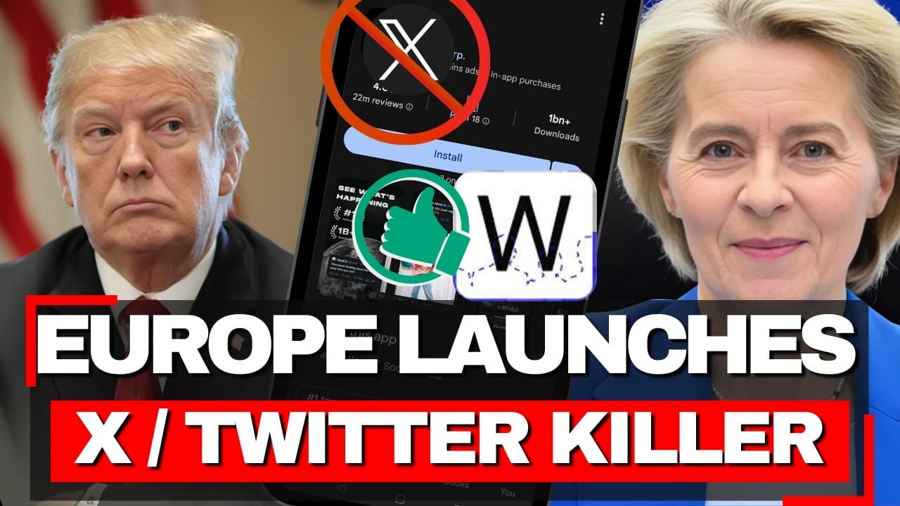 Europe LAUNCHES X Killer - W Social Unveiled, Data Stays in Europe, American Platforms OUT