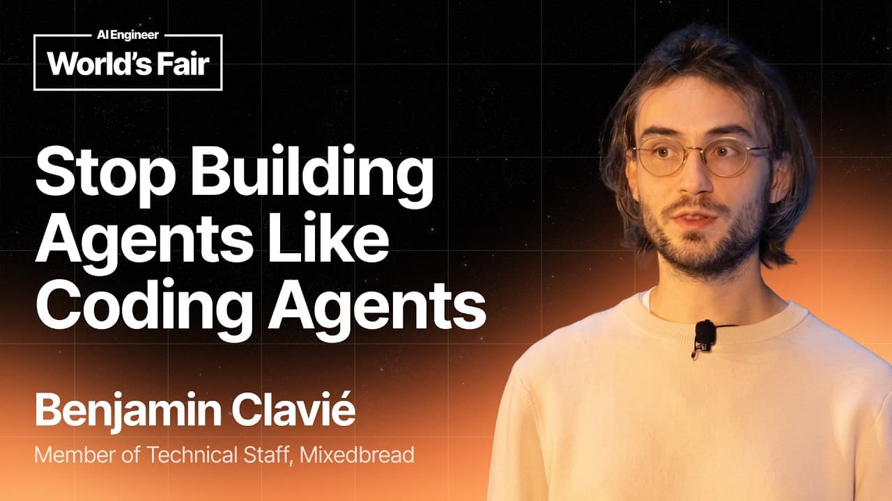 If we want them to do Knowledge Work, design them as Knowledge Agents — Benjamin Clavié, Mixedbread