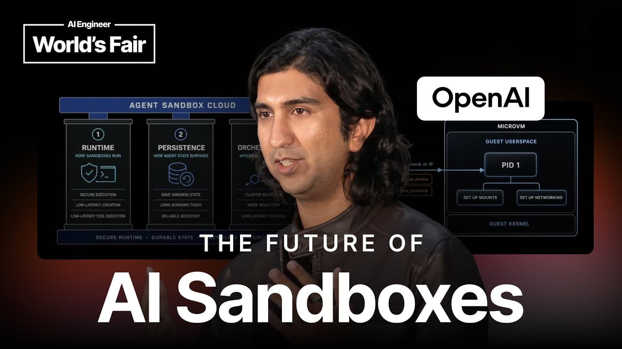 From fork() to Fleet: Designing an Agent Sandbox Cloud — Abhishek Bhardwaj, OpenAI
