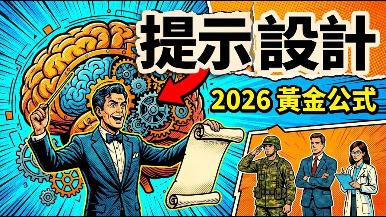 2026 AI 提示詞設計指南 — 從「下指令」到「寫委託書」