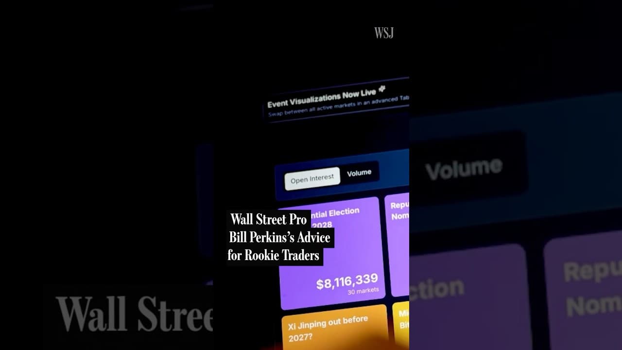 Wall Street Pro Bill Perkins' Advice to Rookie Traders