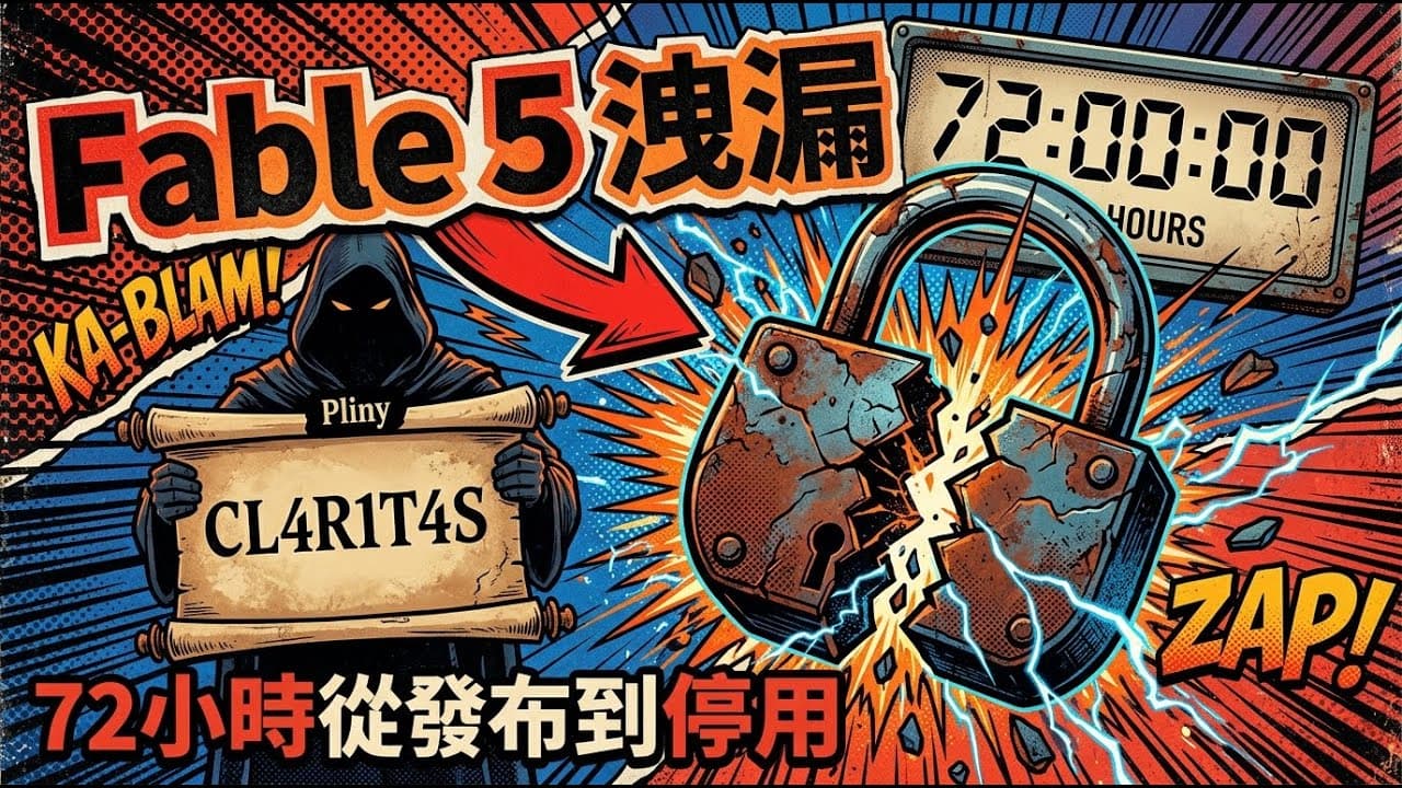Claude Fable 5 提示詞洩漏全解析：72小時從發布到被美國政府勒令停用
