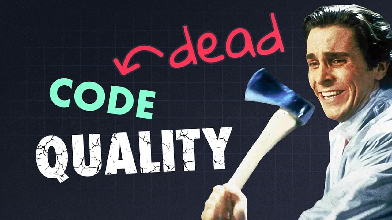 Code quality doesn't matter anymore...