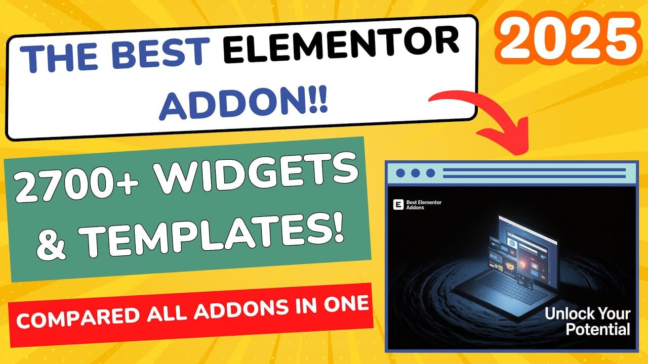 Best Elementor Addons Plugin in 2025 🔥 Tested & Compared (Cheapest & Most Powerful)