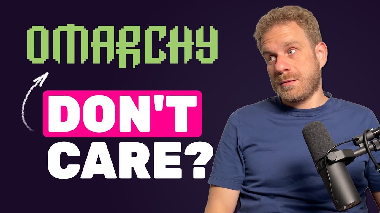 Omarchy is the future - even if you don't use it