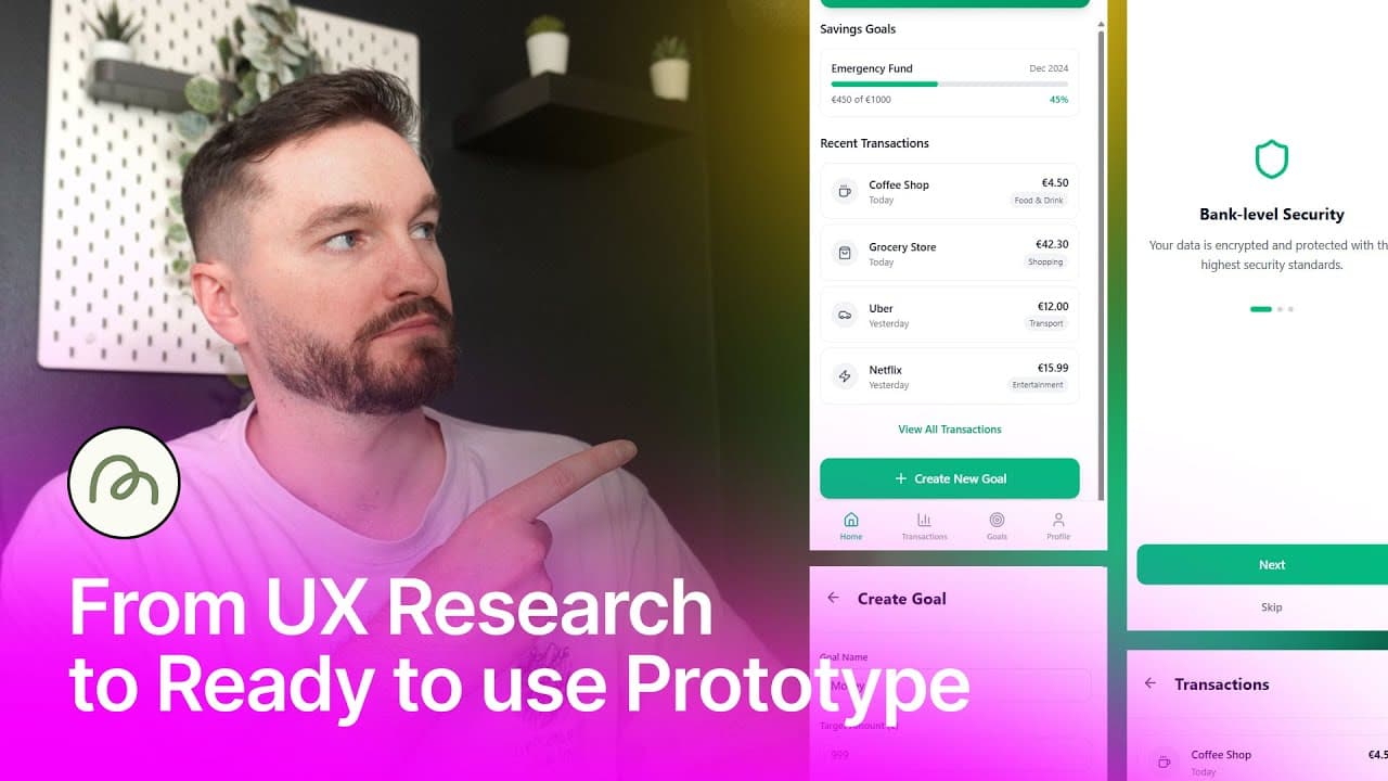 From UX Research to ready to use Prototype