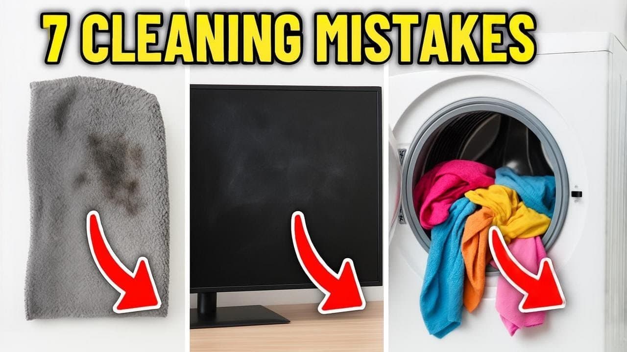 STOP These 7 Cleaning Mistakes That RUIN Your Home