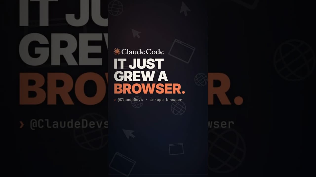 The New Claude Code Browser Feature Developers Are Missing #coding #claude