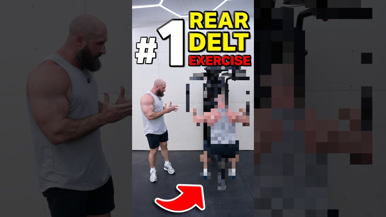 BEST Rear Delt Exercise? #bodybuilding #musclebuilding