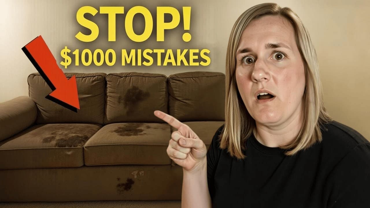 5 Couch Cleaning Mistakes That Cost You Thousands