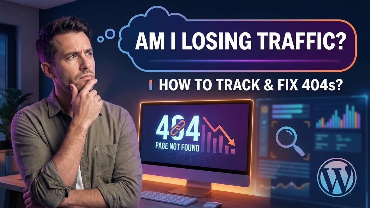 How to Track & Fix 404 Page Not Found in WordPress with Rank Math (FREE)