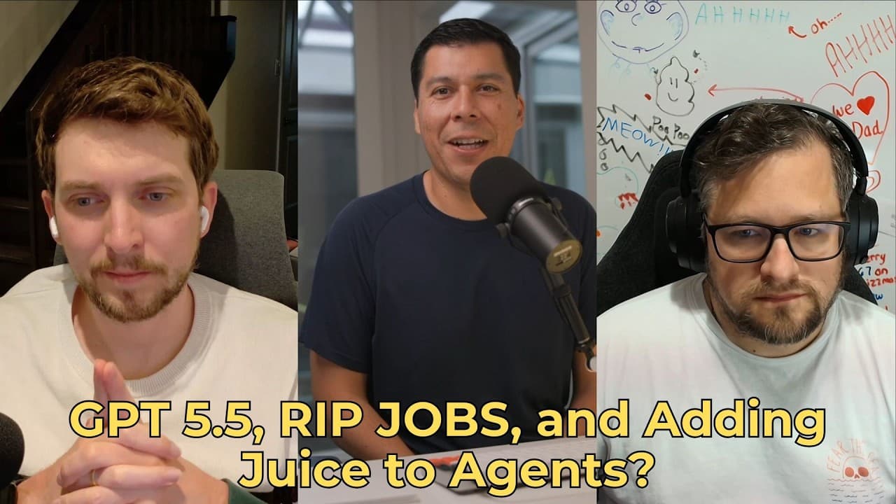 GPT 5.5 is a coding BEAST, developing agents, and RIP Jobs | Ep 15