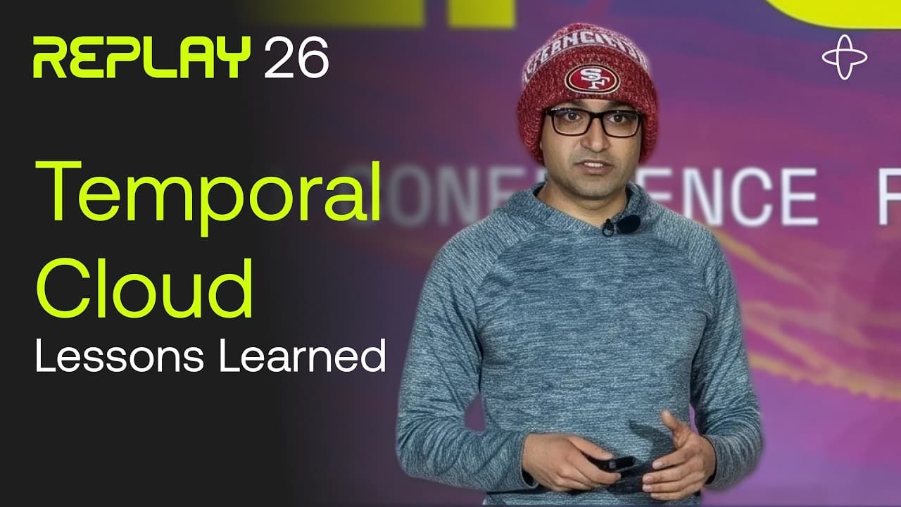 Temporal's Eng Manager speaks @ Replay 2026 | Lessons learned using Temporal to run Temporal Cloud