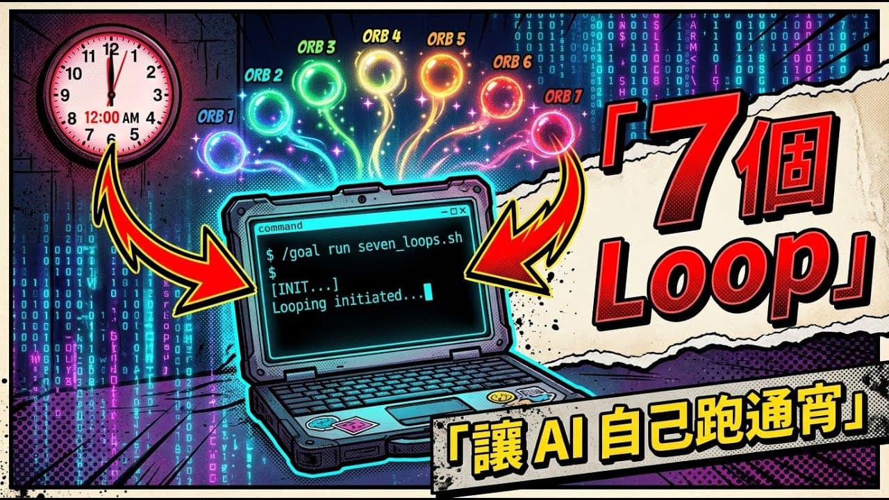 AI 編碼 Loop 七連發：讓你的 AI 代理自己跑通宵