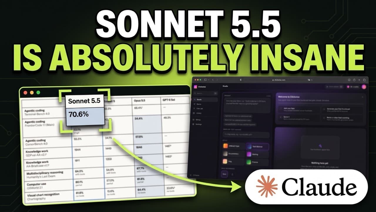 Claude COOKED: Sonnet 5.5 + /goal = ABSOLUTELY INSANE