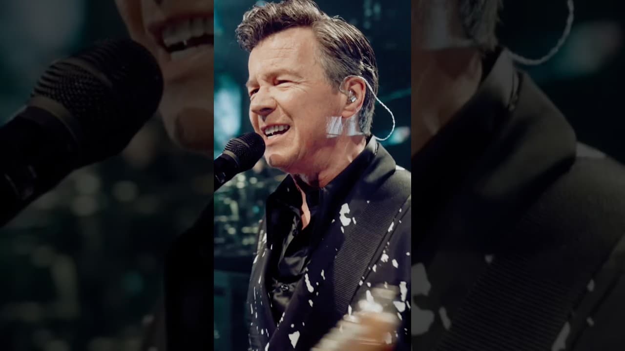 Raindrops, from rehearsals to the Reflection Tour stage. Music video out now.🌦️ #rickastley