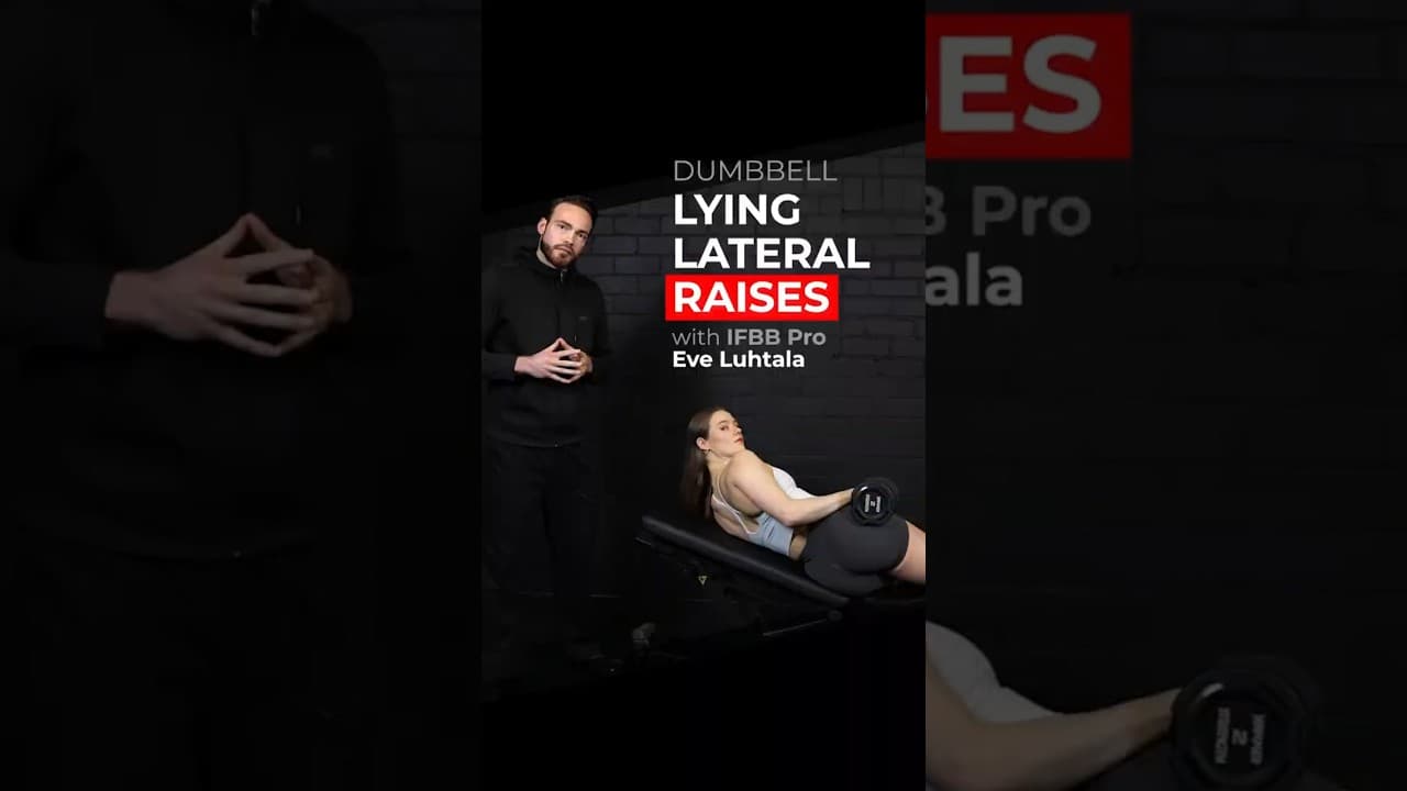 How to perform Dumbbell Lying Lateral Raises