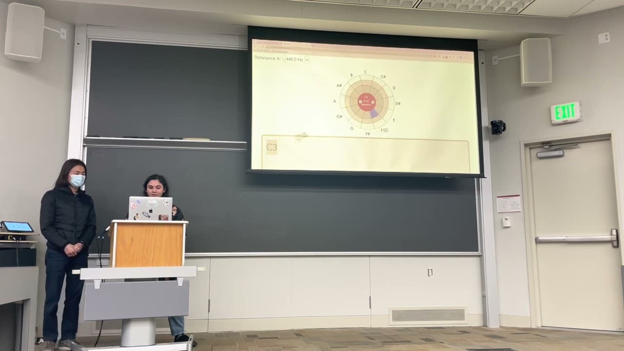 Joseph Noh and Sam Silverstein present Precise Music Tuning App | Demo Day, Fall 2022