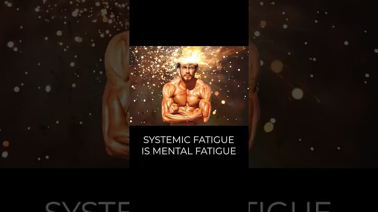 Training concepts to level up your programs - Systemic fatigue is mental fatigue