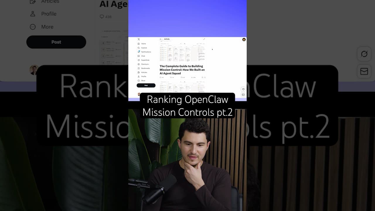 Ranking OpenClaw Missions Controls pt.2 #buildinpublic #homebusiness #appcreation #appdevelopment