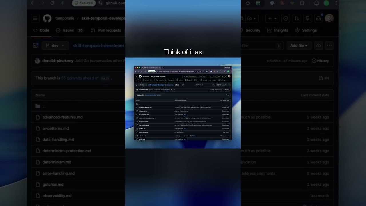 Give Your Coding Agent Temporal Expertise in Minutes