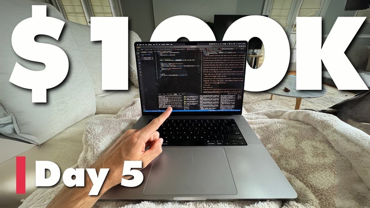 I Deleted Everything… and It Worked | $100K Challenge Day 5