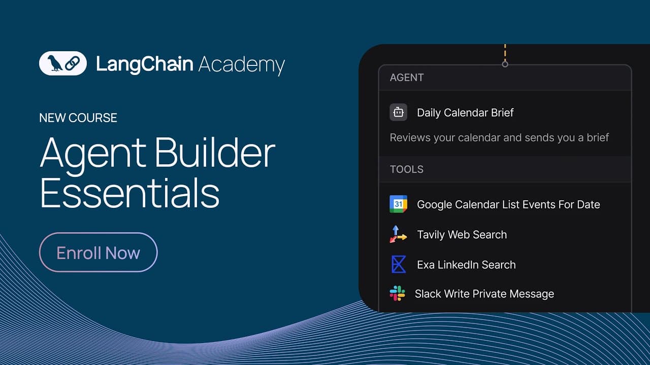 LangChain Academy New Course: LangSmith Agent Builder