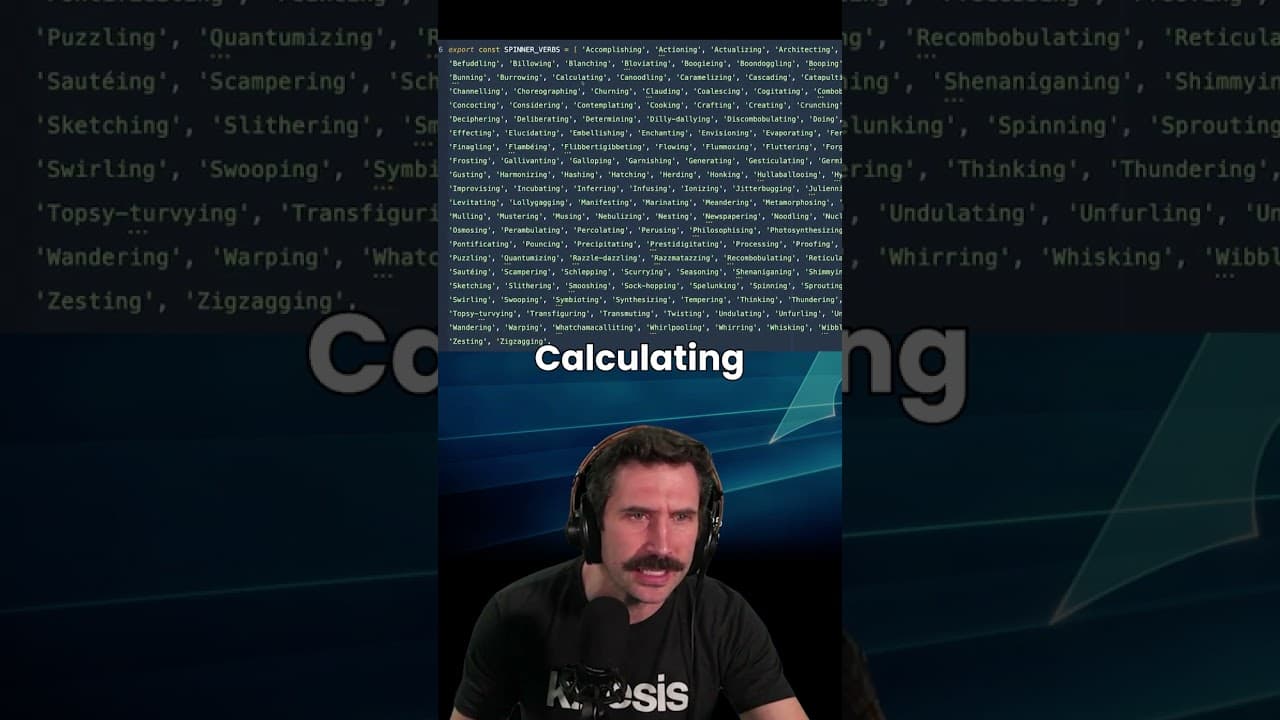 Claude code Spinner verbs