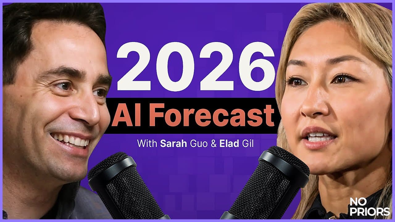 No Priors Ep. 144 | The 2026 AI Forecast with Sarah & Elad