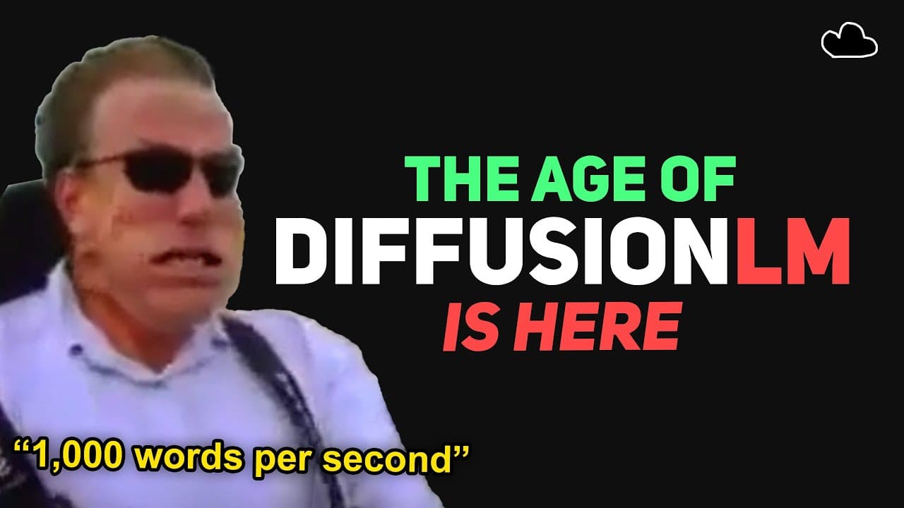 10x Faster Than Standard LLM!? DiffusionLM Explained