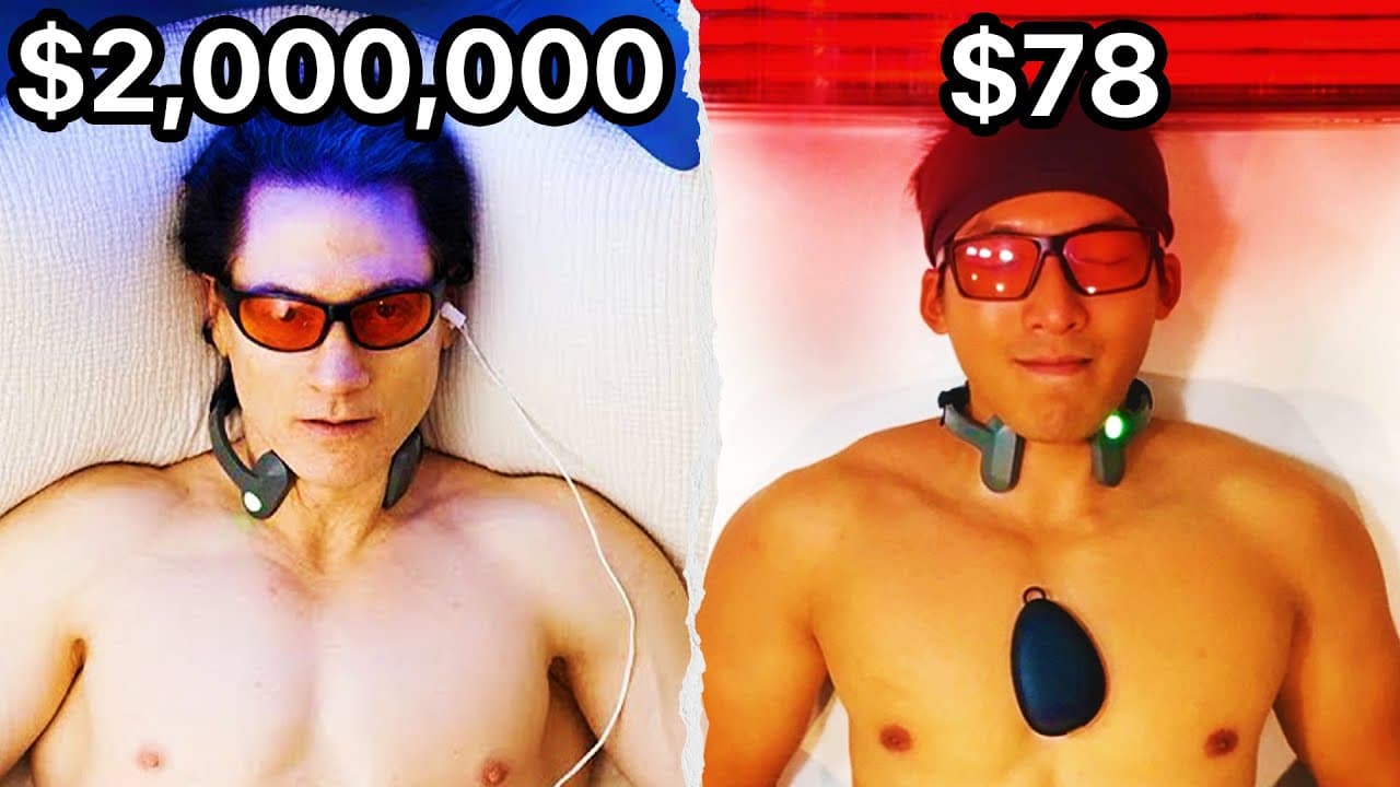 I Made Bryan Johnson's $2M Routine Work For An Average Person (Myself)