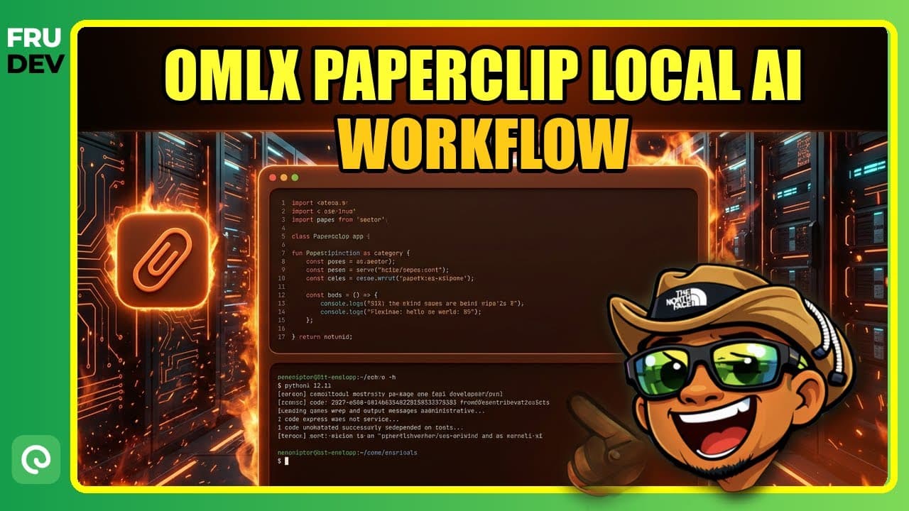 oMLX + Paperclip Demo 🚀 Running a Real Local Multi-Agent AI Workflow MacOS