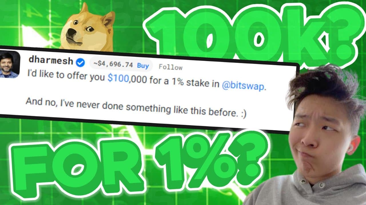 I was offered $100,000 for 1% of my company... should I take it?