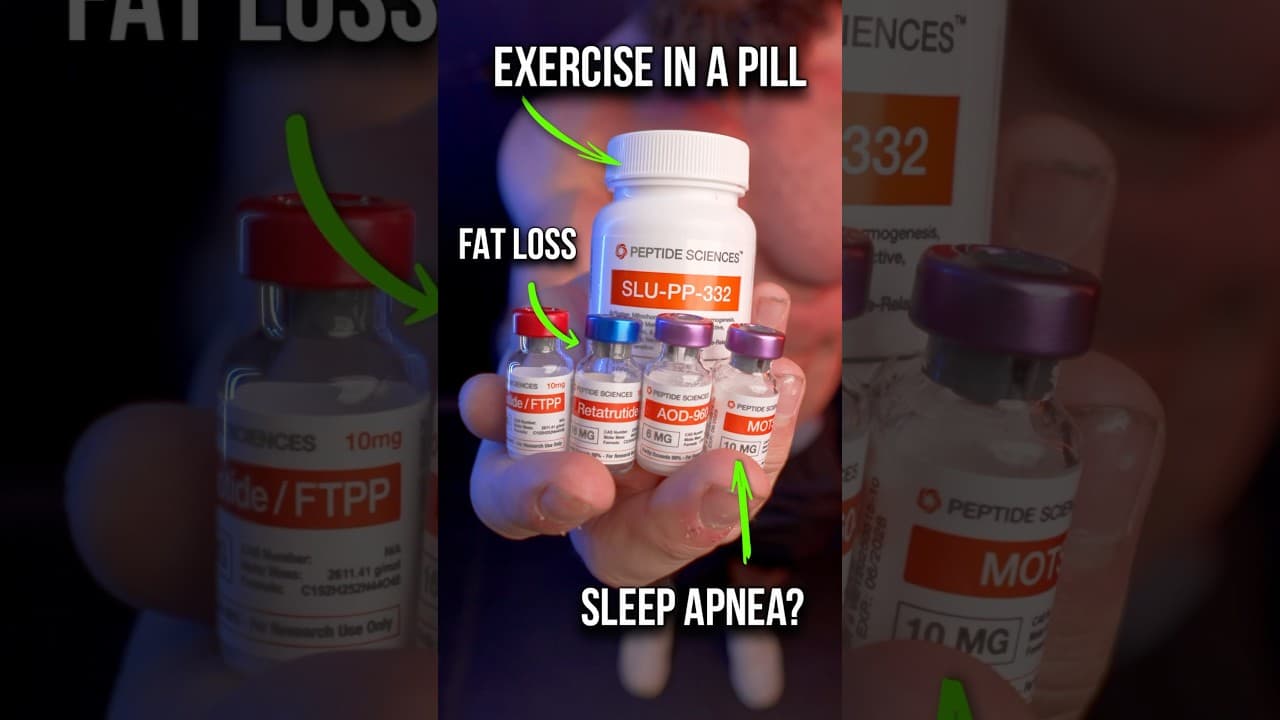 3 Experimental Fat Loss Drugs That You NEED To Know About! #peptides #fatloss #glp1