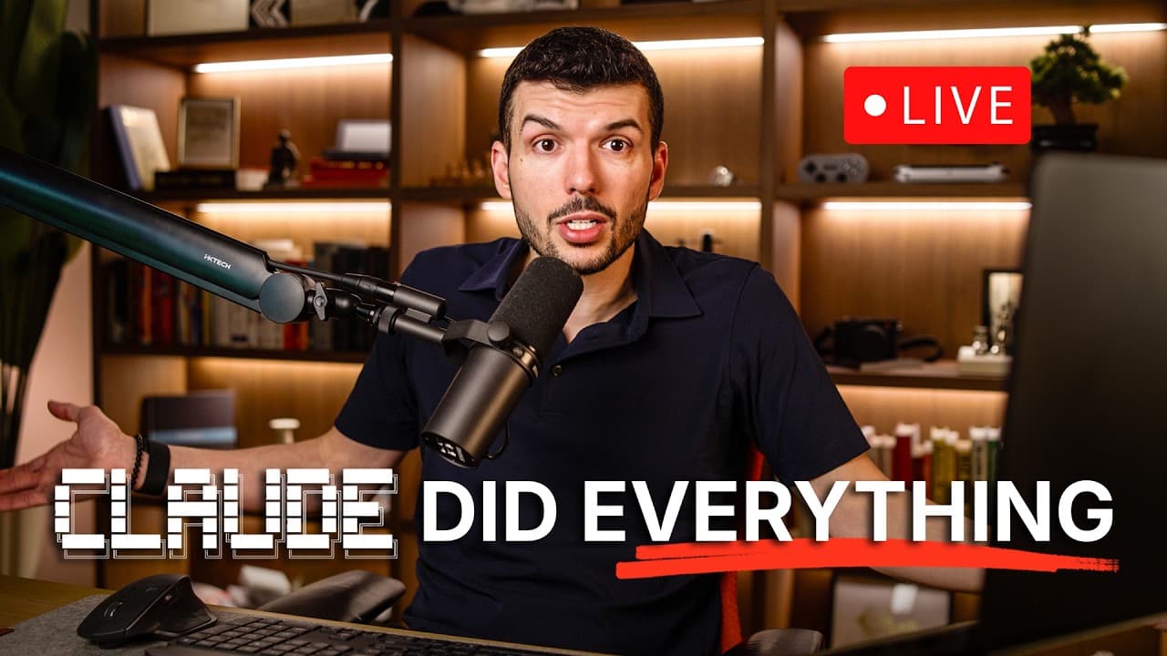 Watch me launch a million dollar startup with AI (live)