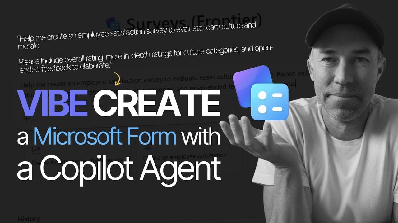 This Copilot Agent Built a Survey in 60 Seconds (Demo)