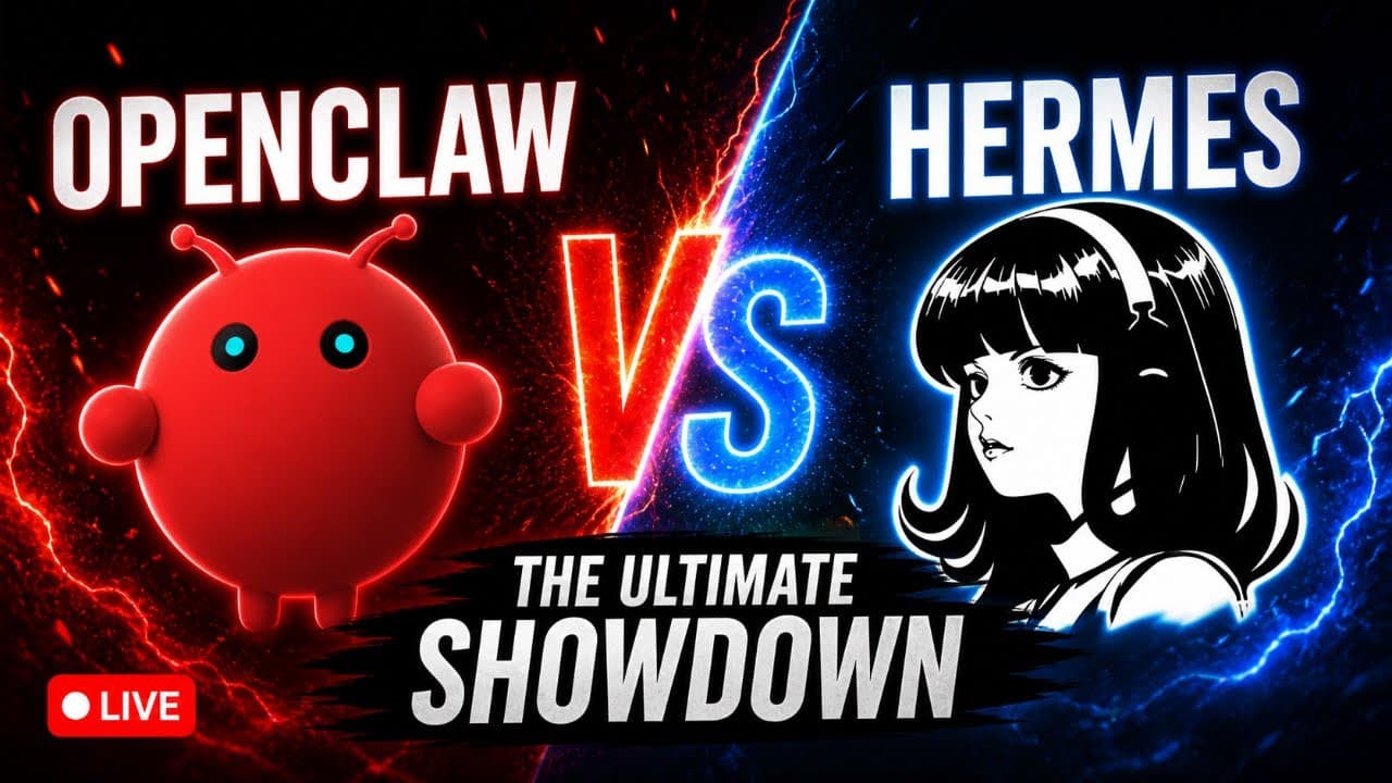 LIVE: OpenClaw vs Hermes Agent: The ultimate showdown