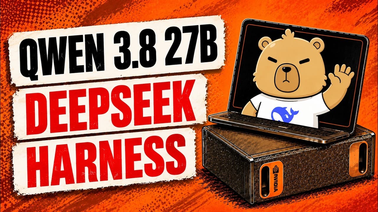 Qwen 3.8-27B in Deepseek Harness: This Is the Open-Source AI Stack to Beat