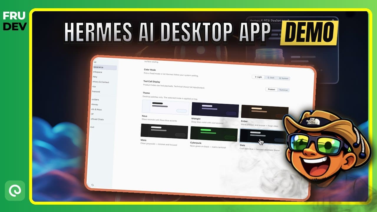 Hermes AI Official Desktop App Is INSANE 🔥🔥🔥 — Is This the Ultimate AI Agent? 🤖
